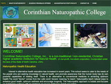Tablet Screenshot of corinthiannaturopathic-edu.org